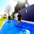 Capa para Piscina Super 7,0 x 4,5m PP/PE Cor Azul / Preto 62 molas 62 lonafix 3b Capa para Piscina Super 7,0 x 4,5m PP/PE Cor Azul / Preto 62 molas 62 lonafix 3b